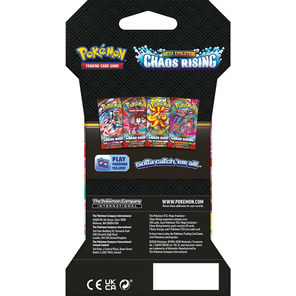 Pokémon TCG: Chaos Rising Sleeved Boosters en Inglés
