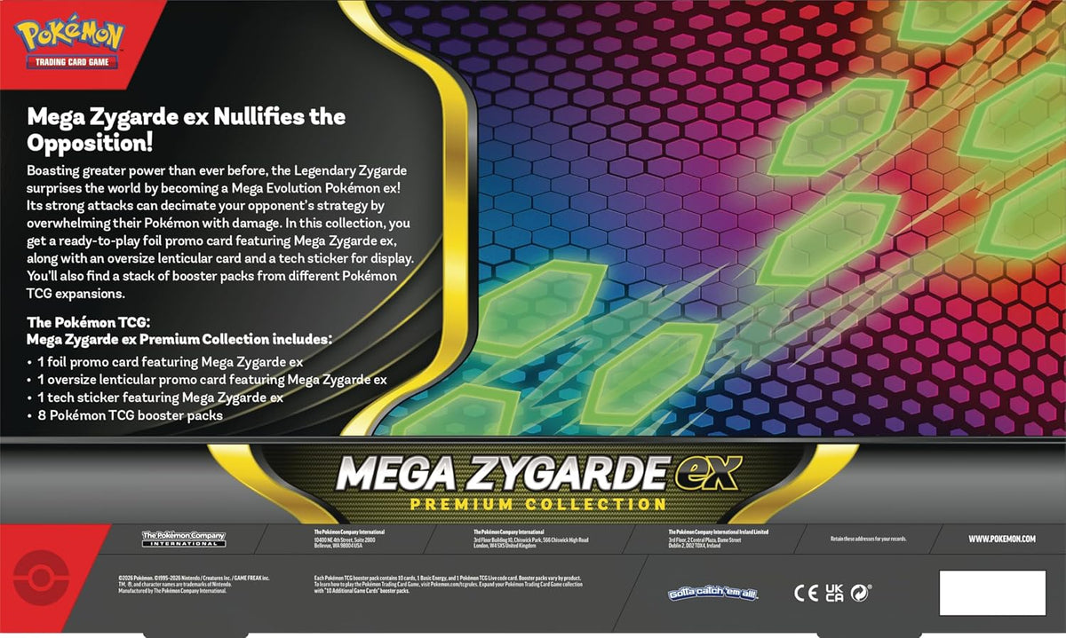 Pokémon TCG: Mega Zygarde ex Premium Collection en español