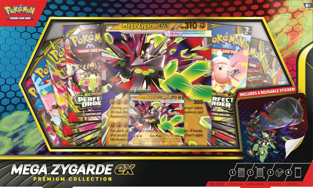 Pokémon TCG: Mega Zygarde ex Premium Collection en español