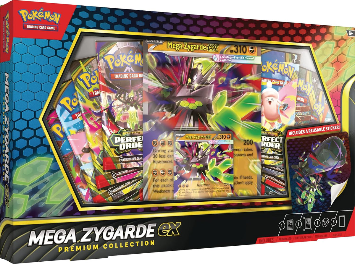Pokémon TCG: Mega Zygarde ex Premium Collection en español